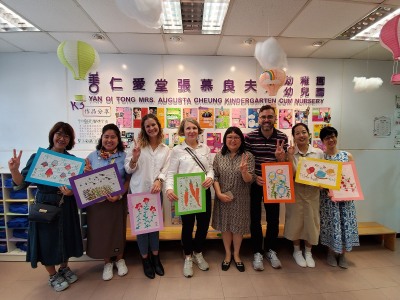 香港教育大學Alfredo 教授及外地幼教專家到訪本校 Professor Alfredo from EDUHK and early childhood education experts from abroad are visiting